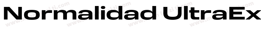 Normalidad UltraExtended Regular Re字体转换